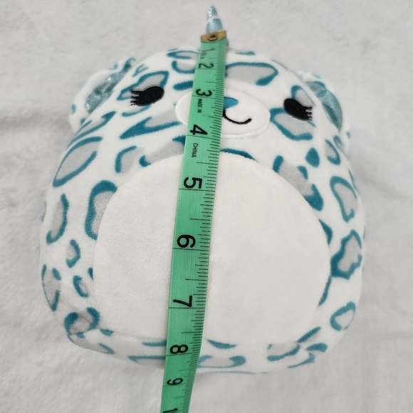 SQUISHMALLOWS 8 inches Elisa The Cheetah- Unicorn Teal White Soft Pillow Toy - Picture 5 of 5